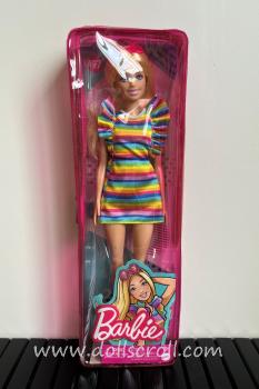 Mattel - Barbie - Fashionistas #197 - Rainbow Dress - Original - Doll